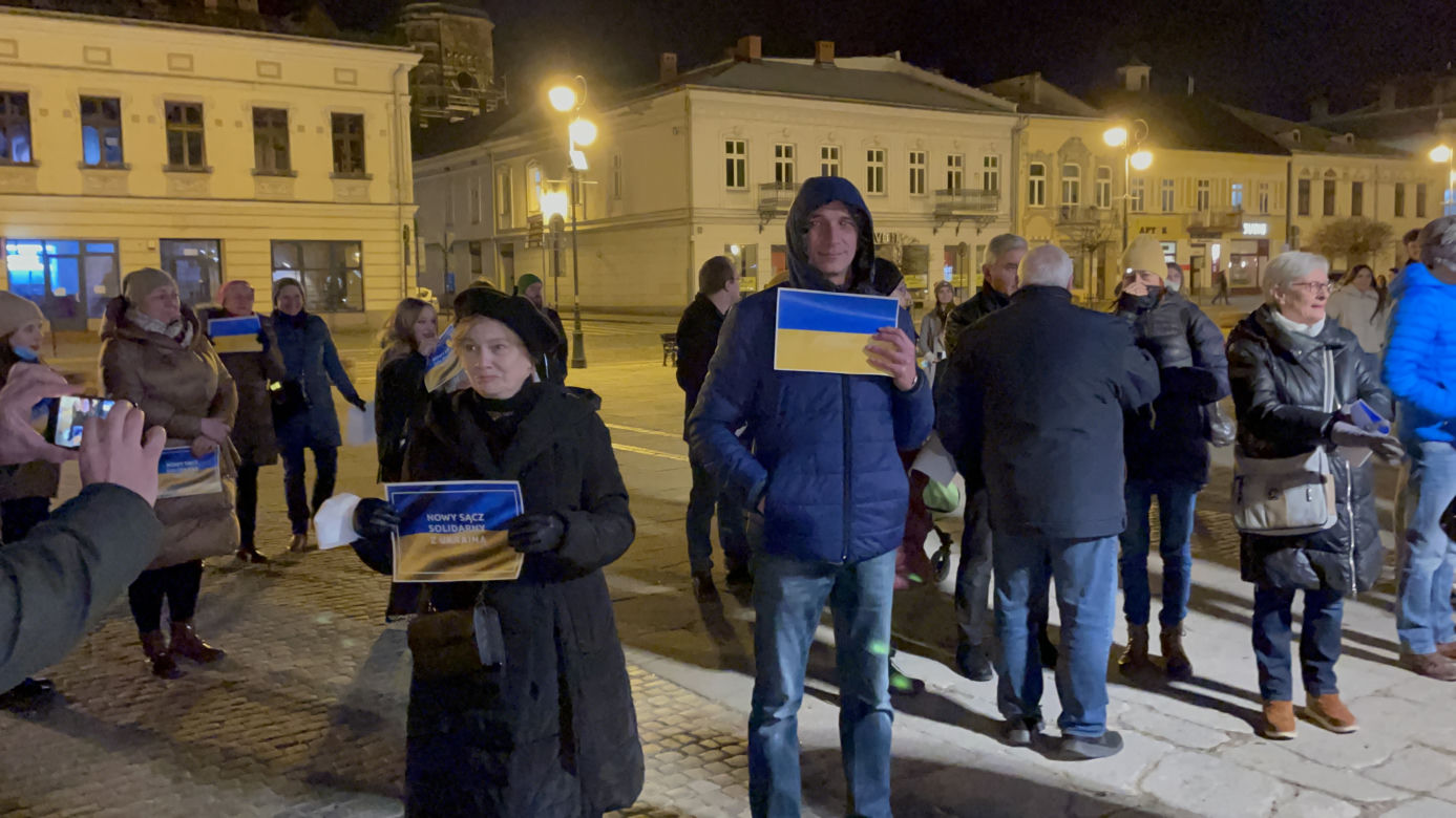 Nowy Sącz solidarny z Ukrainą