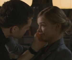 M jak miłość odc. 1061. Zosia (Julia Wróblewska), Tomek (Andrzej Młynarczyk)