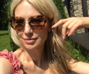 Magdalena Ogórek walczy z upałem