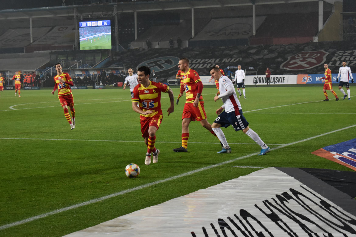 Górnik wygrywa wysoko na koniec roku. Jagiellonia pokonana na Arenie Zabrze [ZDJĘCIA KIBICÓW]