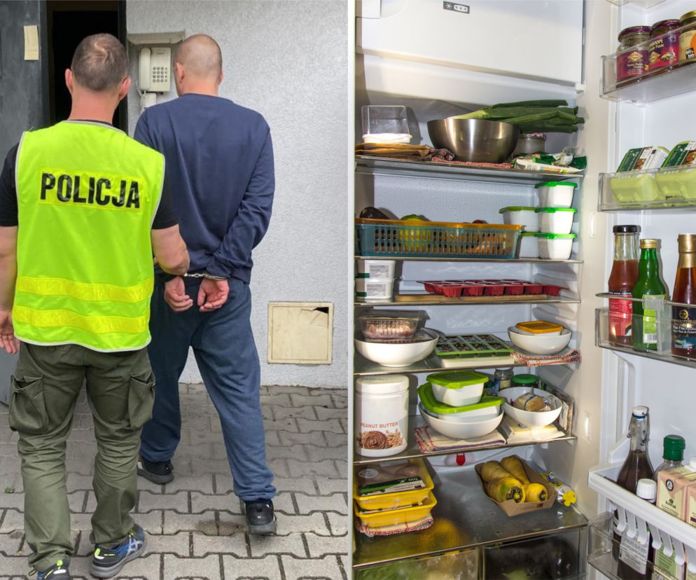 Bydgoscy policjanci zajrzeli do lodówki 33-latka i doznali szoku! Takie znaleziska nikt się nie spodziewał