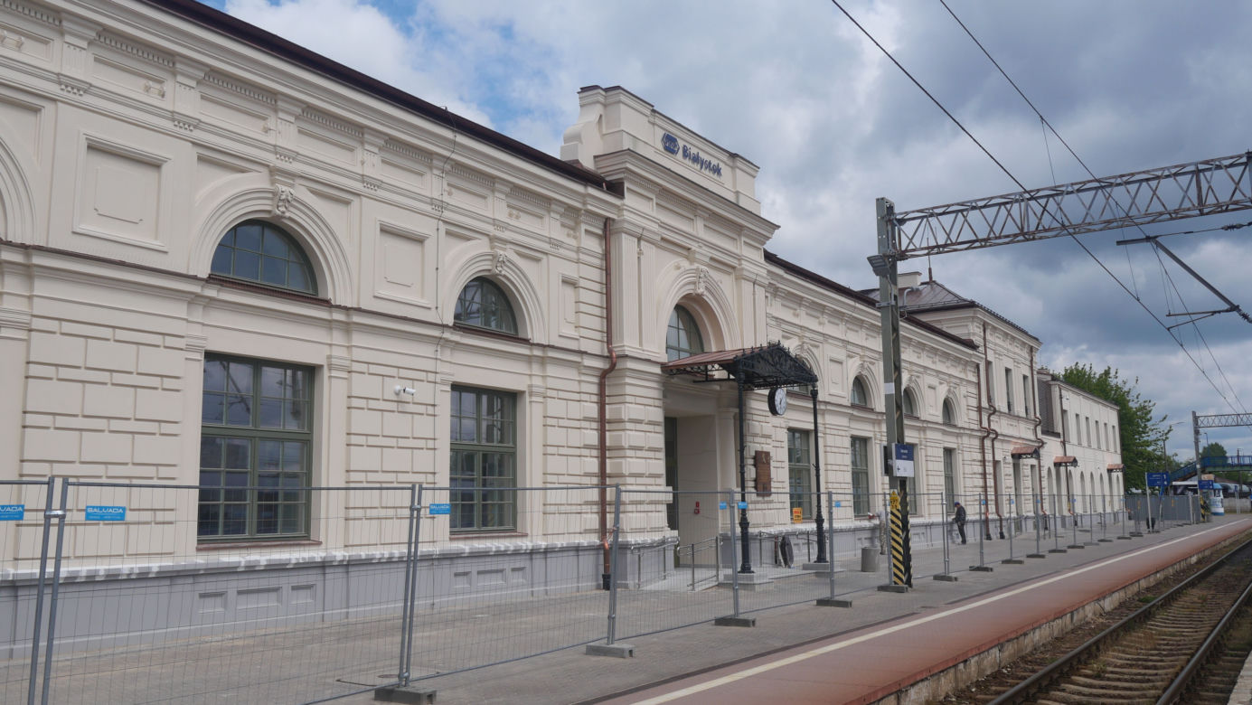 Dworzec PKP w Białymstoku już cieszy oko! Inwestycja kosztowała ponad 36 milionów złotych