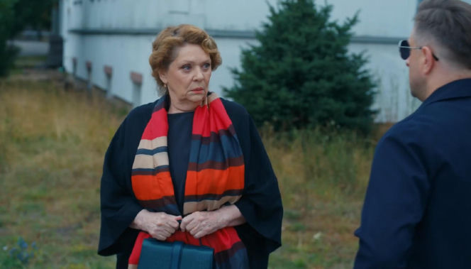 Barwy szczęścia odc. 3293. Józefina Rawiczowa (Elżbieta Jarosik), Wejher (Paweł Kowalczyk) policjant/ płatny zabójca