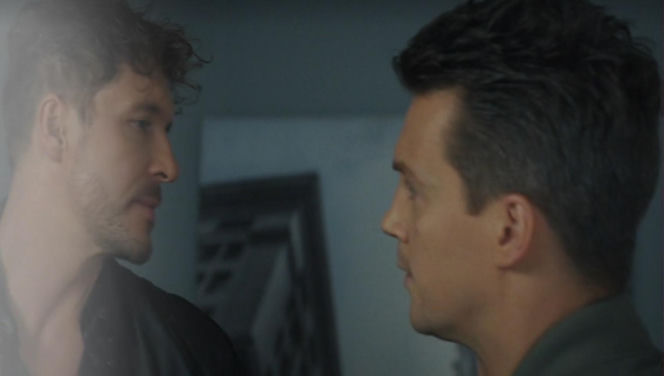 M jak miłość, odc. 1923. Marcin (Mikołaj Roznerski), Jakub (Krzysztof Kwiatkowski)