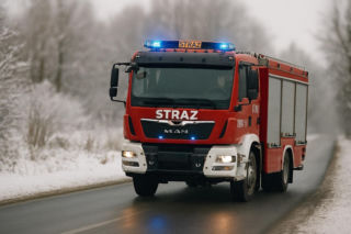 Gołoledź sparaliżowała Pomorze Zachodnie. Strażacy interweniowali 141 razy