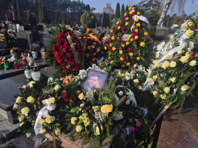 Grób tragicznie zmarłego strażnika miejskiego