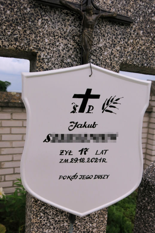 Grób poszukiwanego od grudnia 17-letniego Jakuba z Kupisk