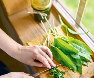 Wnętrze łemkowskiej chaty