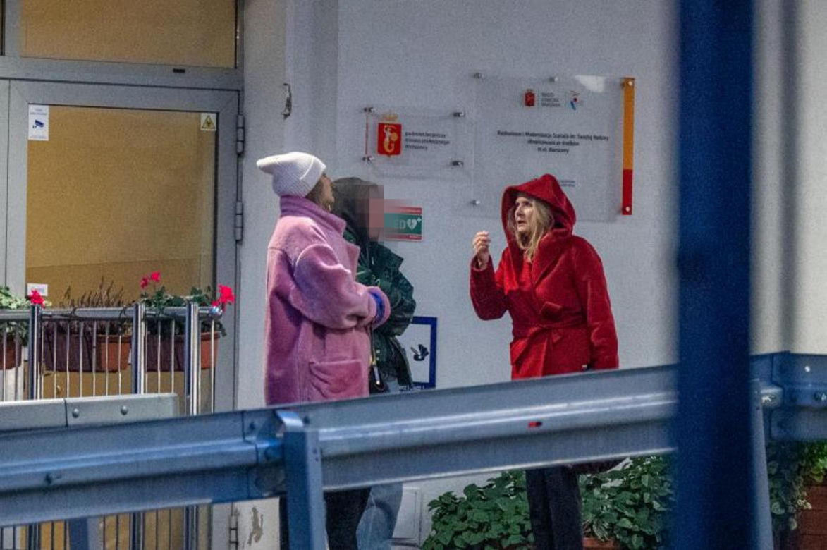 Grażyna Szapołowska w  szpitalu