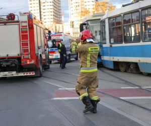 Zderzenie tramwajów we Wrocławiu. Miasto stanęło w korkach