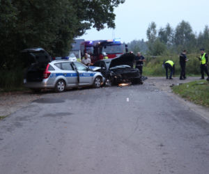 Pościg za motocyklistą w Stalach. Dwóch policjantów w szpitalu. Co tam się wydarzyło?