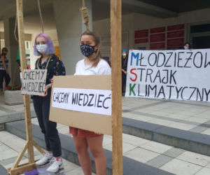 Strajk w Bydgoszczy. Młodzież wykrzyczała swoje niezadowolenie