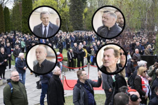 Dawne ikony polskiej piłki na pogrzebie Jacka Magiery. Niektórych nie widzieliśmy od lat