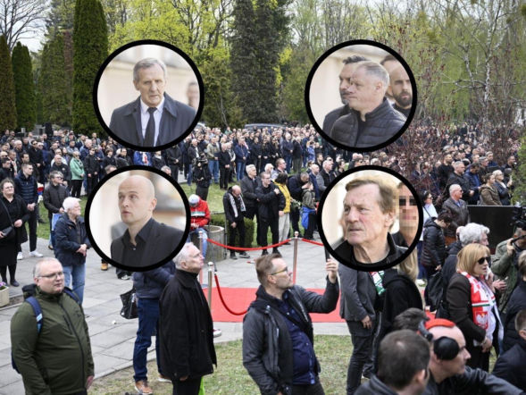 Dawne ikony polskiej piłki na pogrzebie Jacka Magiery. Niektórych nie widzieliśmy od lat