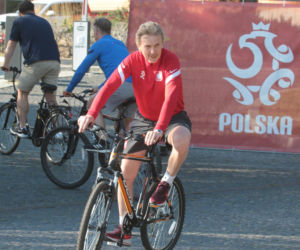 Zbigniew Boniek wybrał się na rowerową przejażdżkę w Sopocie
