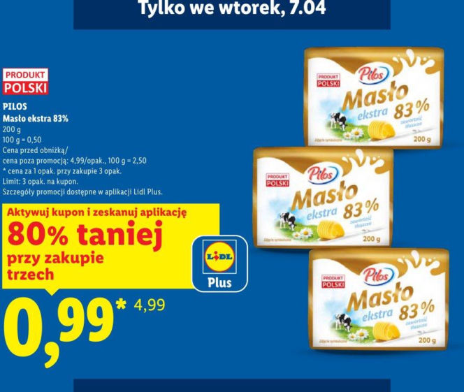 We wtorek Polacy ruszą na szturm Lidla. Masło po 99 groszy to nie żart. Jest jeden warunek!