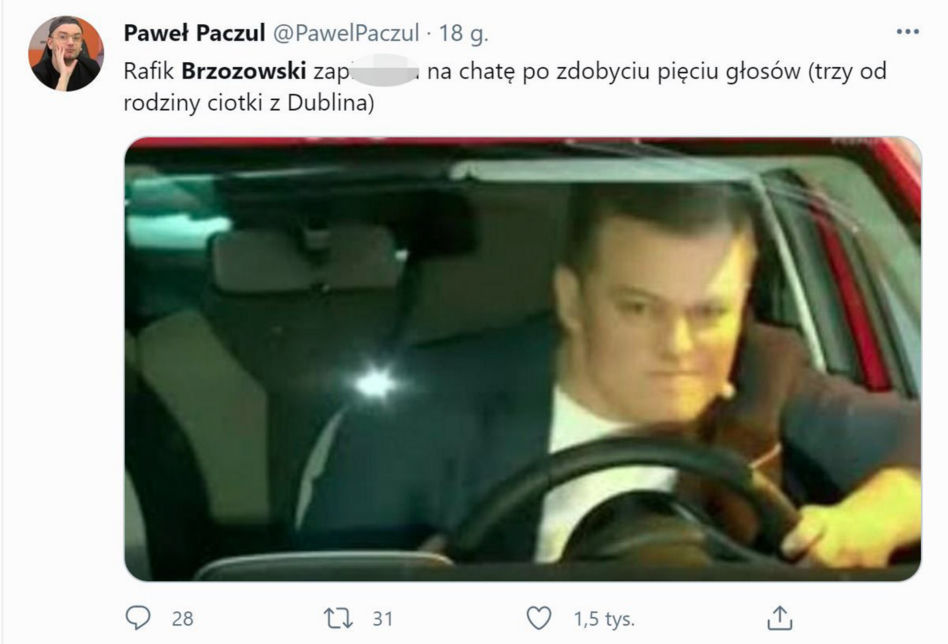 Najlepsze memy z Rafałem Brzozowskim