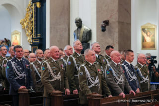 Karol i Marta Nawroccy na obchodach Święta Wojska Polskiego