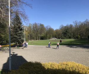 Katowice: Tłumy w Parku Kościuszki. Mieszkańcy ruszyli na spacery