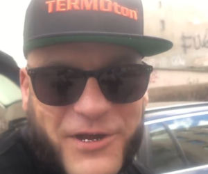 Popek dał prowadzić córce auto