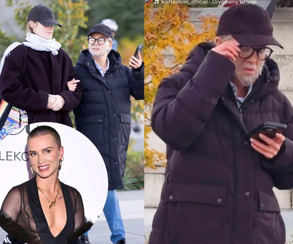 Maffashion w przebraniu Edwarda Miszczaka obok innej kobiety. Na miniaturze Maffashion. O kostiumie gwiazdy przeczytasz na Eska.