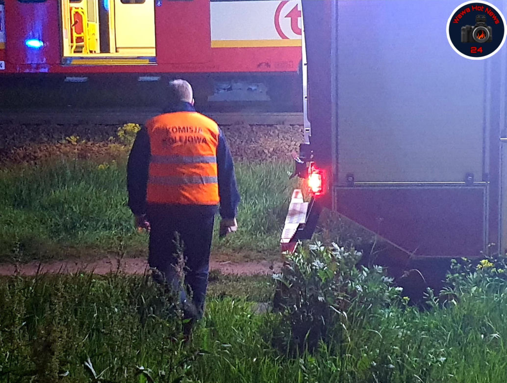 Wypadek na przejeździe Olszynka Grochowska
