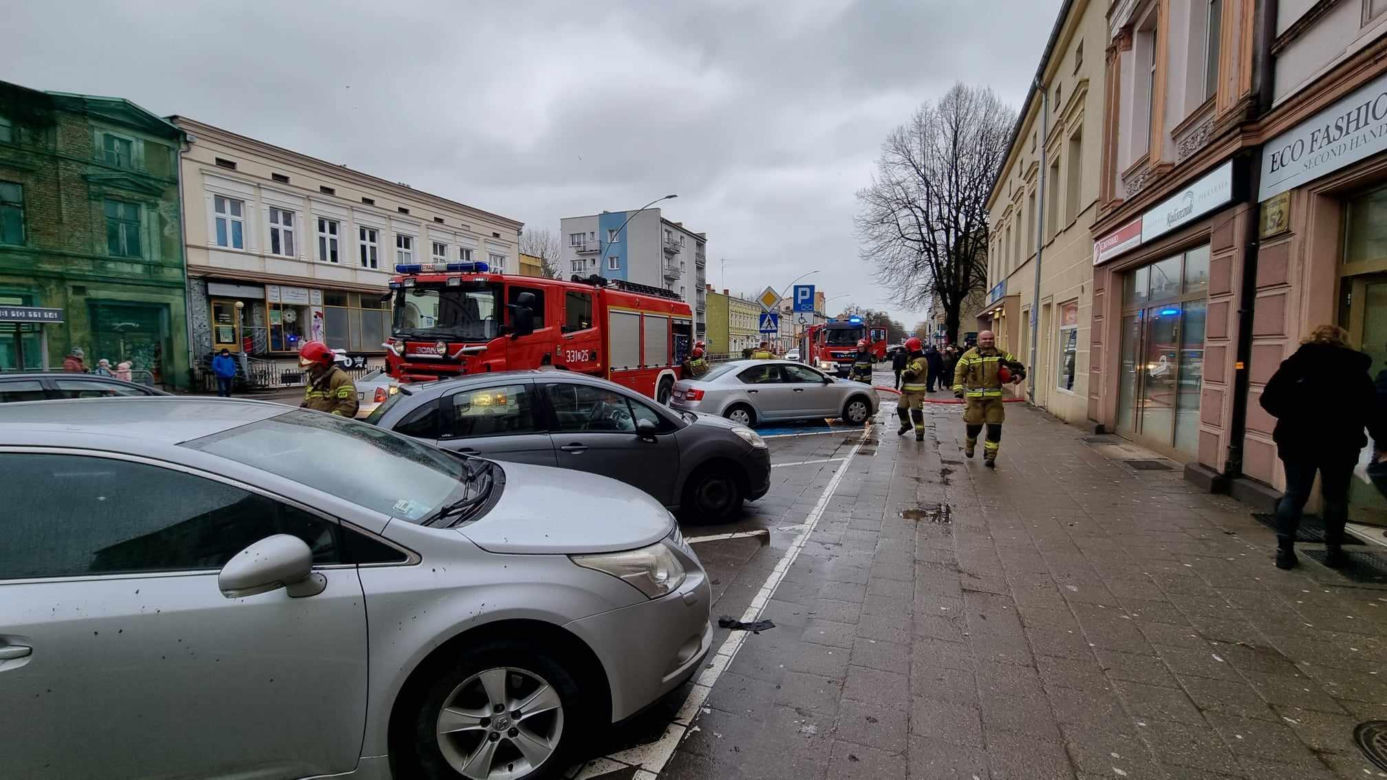 Pożar przy ul. Zwycięstwa w Koszalinie
