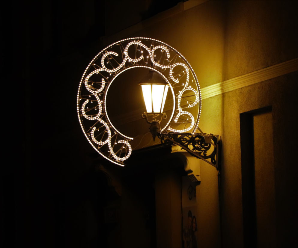Toruńska starówka nocą