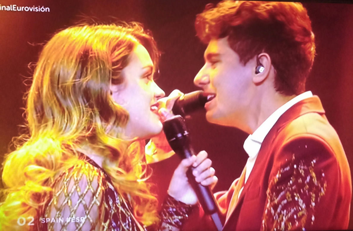 Eurowizja 2018 FINAŁ - Amaii Romero i Alfreda García. Hiszpania