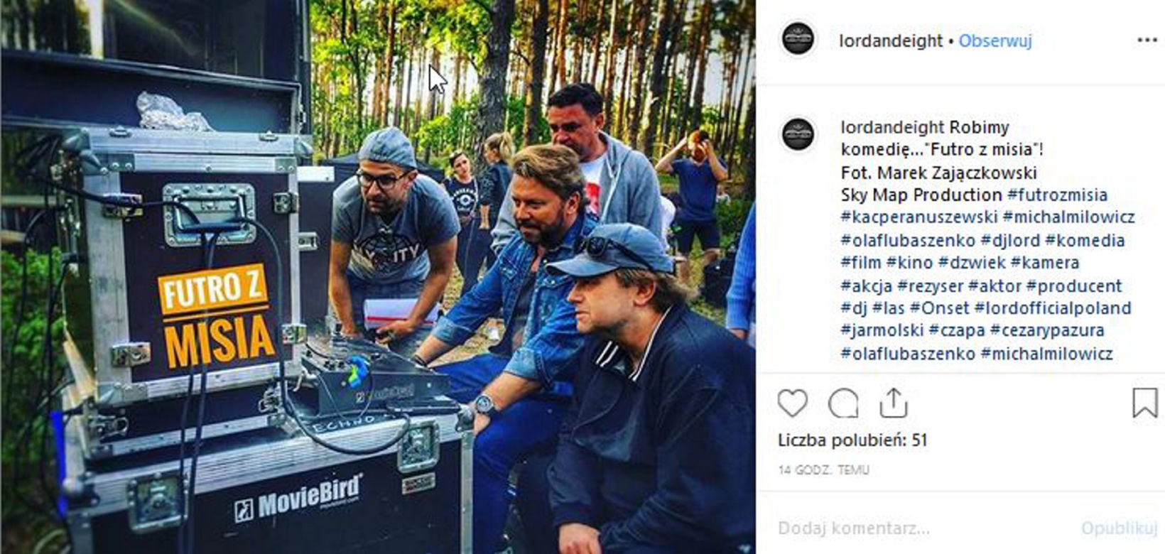 Michał Milowicz kręci drugą część "Chłopaki nie płaczą"  - "Futro z misia"