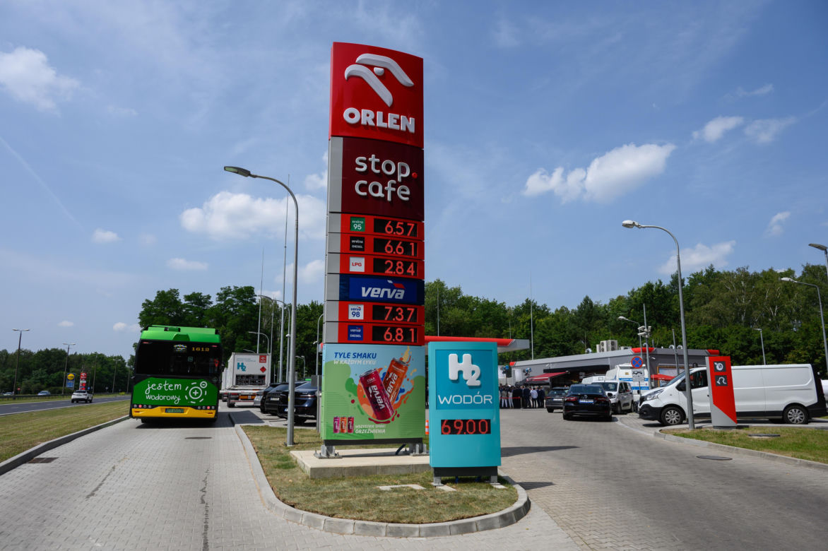 Otwarcie pierwszej w Polsce stacji wodorowej Orlenu 