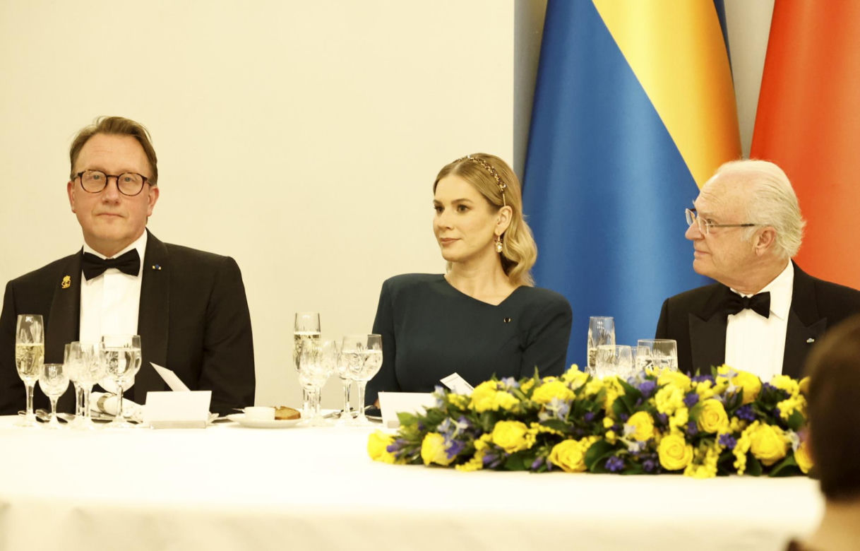 Obiad na cześć szwedzkiej pary królewskiej