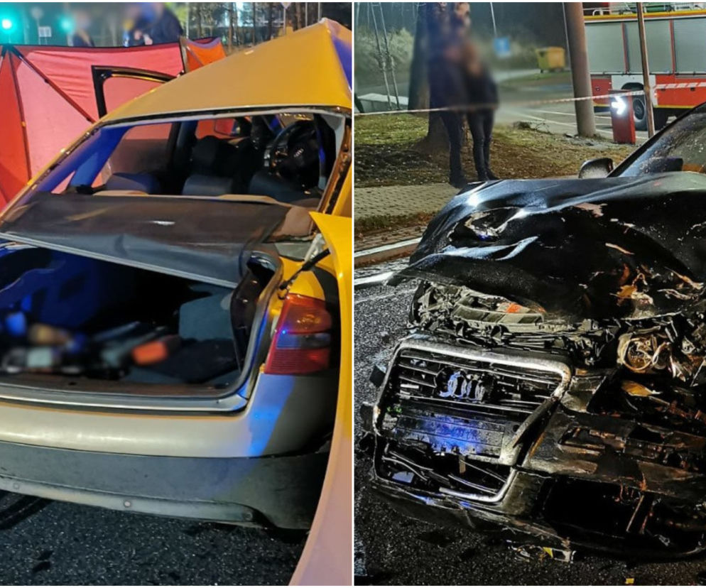 Koszmar w Olsztynie: W wypadku zginęło młodziutkie rodzeństwo. Kierowca audi pędził 190 km/h!