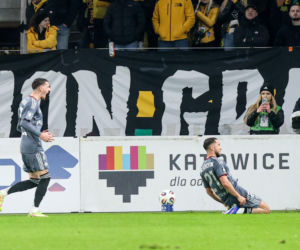 GKS Katowice - Legia Warszawa: Zdjęcia kibiców z meczu 21. kolejki PKO BP Ekstraklasy