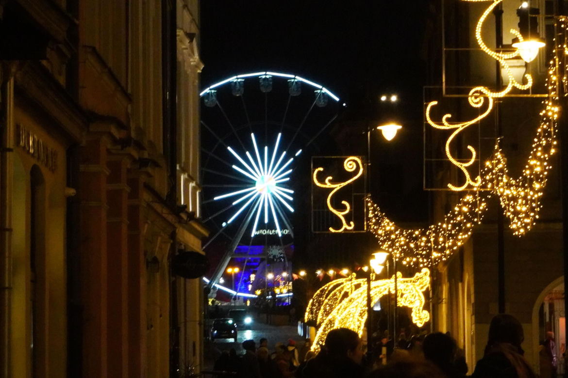 Poznań na wieczór przed Wigilią