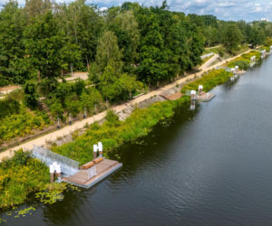 Park Żerański z lotu ptaka