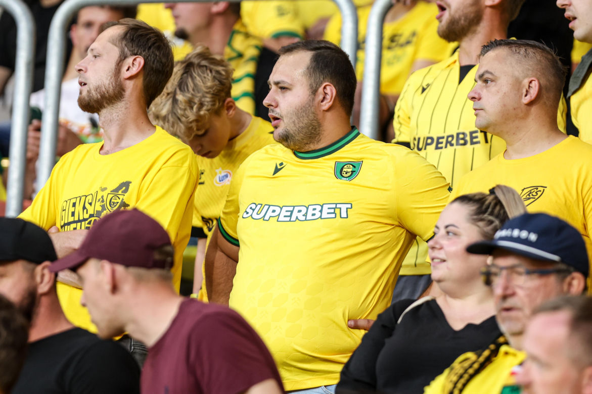 Zdjęcia kibiców z meczu GKS Katowice - MSK Żilina