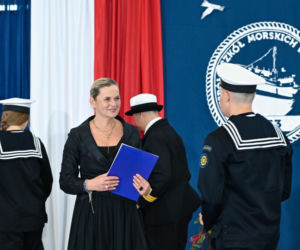 Barbara Nowacka na koniec roku szkolnego pojechała do Darłowa