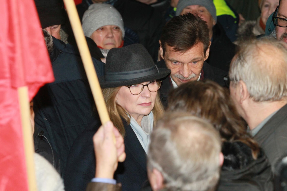 Protest przed siedzibą TVP 