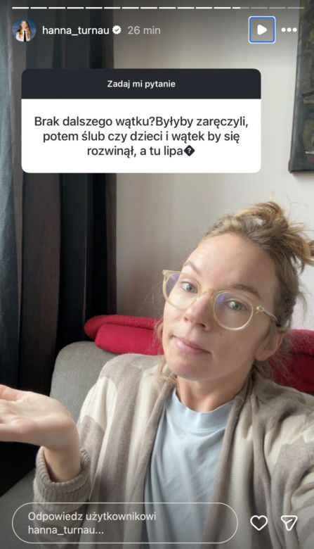 M jak miłość. Hanna Turnau o odejściu z serialu