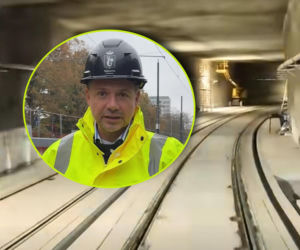 Pierwszy tunel tramwajowy w stolicy już niemal gotowy. Trwają próbne przejazdy 