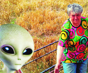 Było u mnie małe UFO
