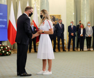 Maria Andrejczyk i Wojciech Nowicki odznaczeni przez Prezydenta RP [ZDJĘCIA]