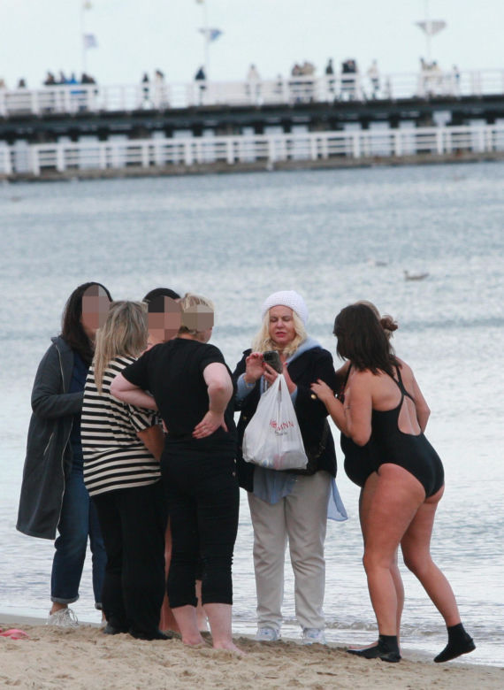Morsy dorwały Joannę Kurowską na plaży