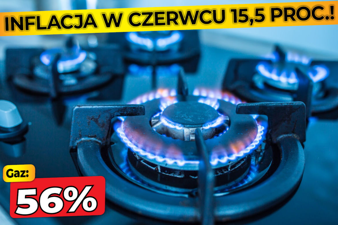 GUS: Wzrost inflacji w czerwcu do 15,5 proc.!