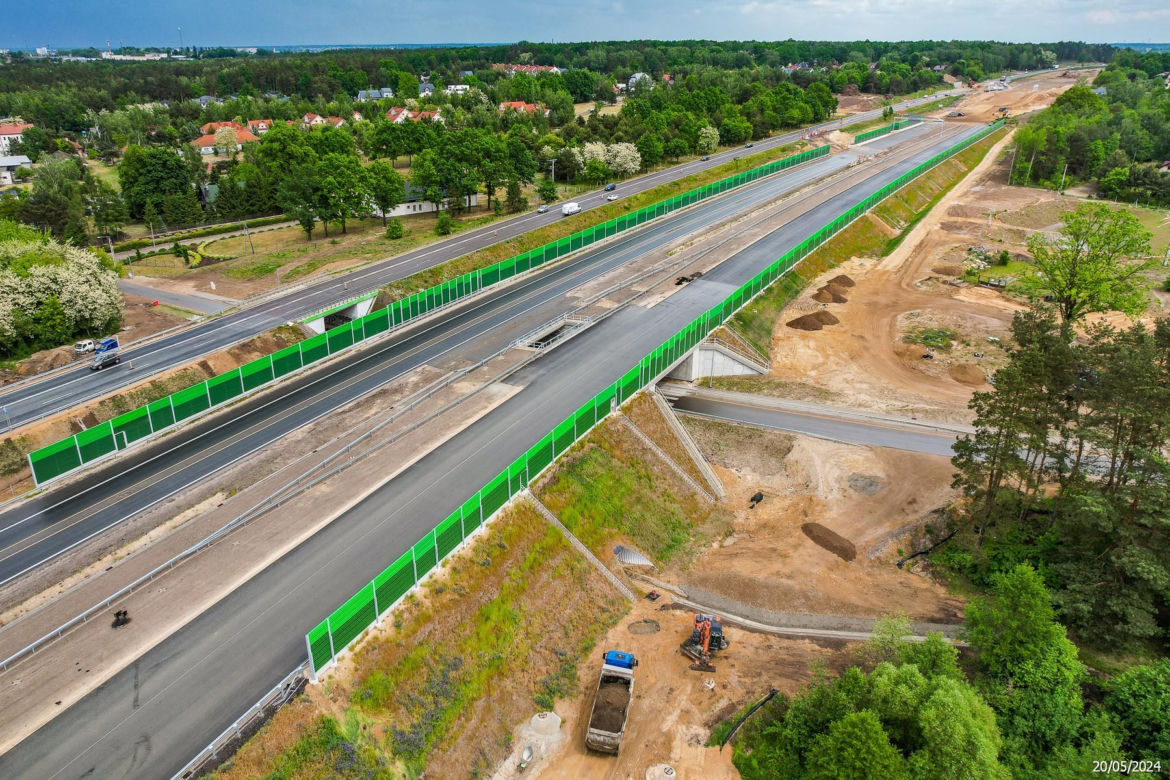 Tak wygląda plac budowy autostrady A2 od węzła Siedlce Zachód do węzła Siedlce Południe 