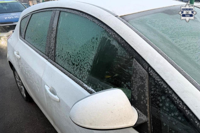 Jazda nieodśnieżonym samochodem jest niedozwolona