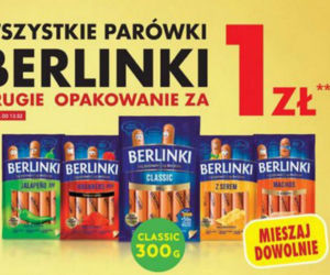 parówki, drugie opakowanie 1 zł