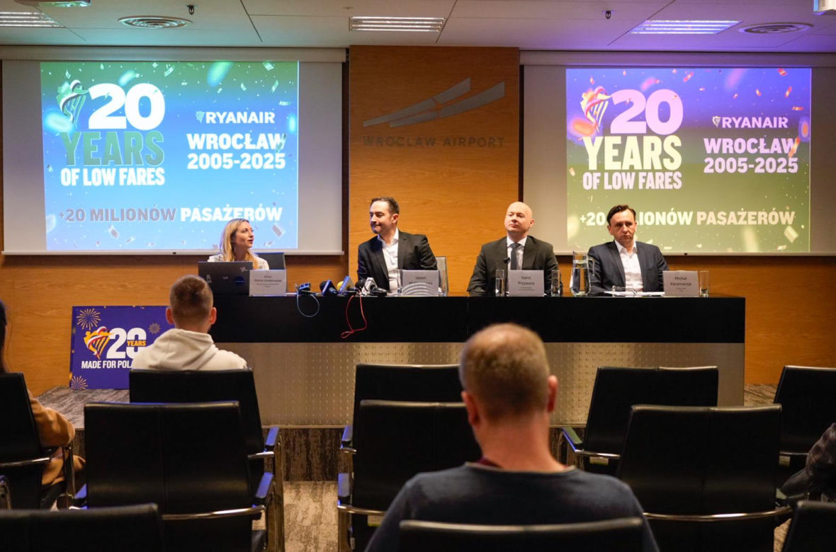 Ryanair działa 20 lat w Polsce