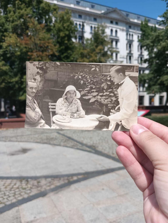 Kawowy ślad w centrum Warszawy